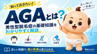 AGAとは？男性型脱毛症の原因・初期症状・治療法を毛髪診断士が解説